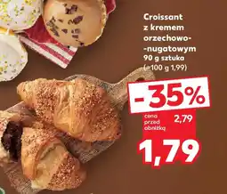 Kaufland Croissant z kremem orzechowo-nugatowym oferta