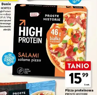 Pizza proteinowa salami