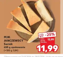 Kaufland M.W. JANCZEWSCY Sernik oferta