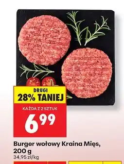 Biedronka Burger wołowy oferta