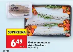 Biedronka Filet z sandacza ze skórą oferta