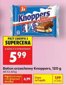 Biedronka Baton orzechowy Knoppers oferta