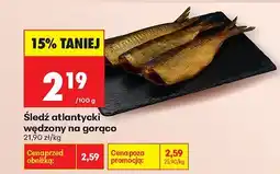 Biedronka Śledź atlantycki wędzony na gorąco oferta