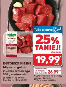 Kaufland K-STOISKO MIESNE Mięso na gulasz oferta