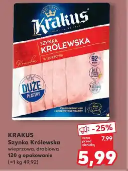 Kaufland Krakus Szynka Królewska oferta