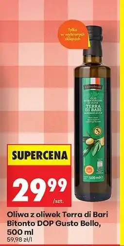 Biedronka Oliwa z oliwek Terra di Bari Bitonto DOP Gusto Bello, 500 ml oferta