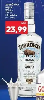 Kaufland Żubrówka Biała Wódka 40% oferta