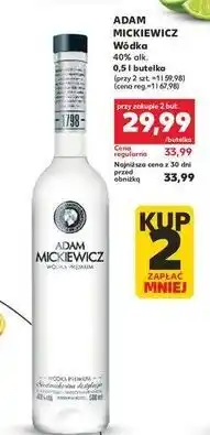 Kaufland Adam Mickiewicz Wódka 40% alk oferta