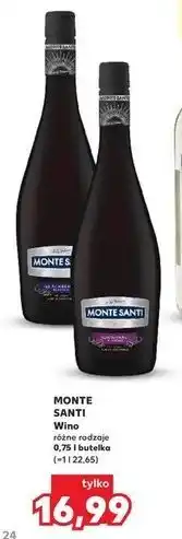 Kaufland Monte Santi Wino oferta