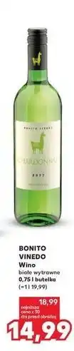 Kaufland BONITO VINEDO Wino białe wytrawne 0,75 l butelka oferta