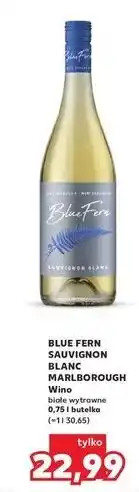 Kaufland BLUE FERN SAUVIGNON BLANC MARLBOROUGH Wino białe wytrawne 0,75 l butelka oferta