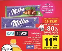 Intermarche Czekolada alpine milk Milka oferta