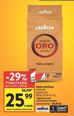 Intermarche Kawa Lavazza Qualita Oro oferta