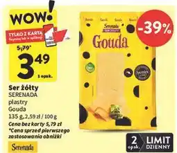 Intermarche Ser gouda w plastrach Serenada oferta