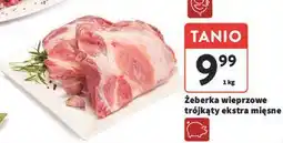 Intermarche Żeberka wieprzowe trójkąty extra mięsne oferta