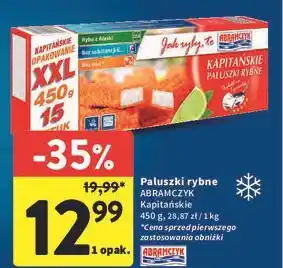 Intermarche Paluszki rybne kapitańskie Abramczyk oferta