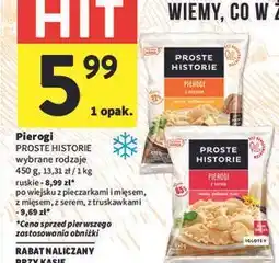 Intermarche Pierogi z truskawkami Iglotex Proste Historie oferta