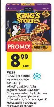 Intermarche Pizza king's stories el clasico szynka i pieczarki Iglotex Proste Historie oferta
