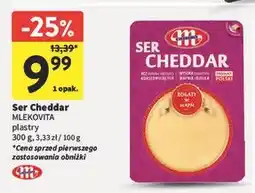 Intermarche Ser cheddar plastry Mlekovita oferta