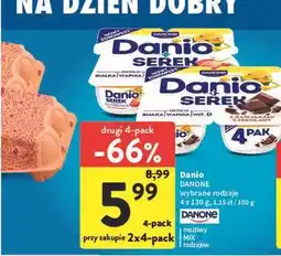 Intermarche Serek z kawałkami czekolady Danone Danio oferta