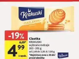 Intermarche Ciastka maślane Krakuski oferta