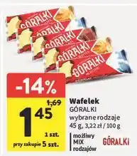 Intermarche Wafelek karmelowy Góralki oferta