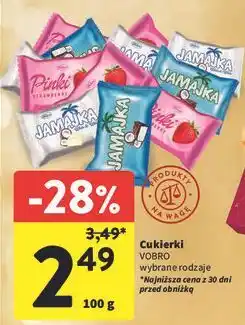 Intermarche Cukierki pinki strawberry Vobro oferta