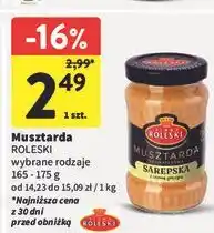 Intermarche Musztarda delikatesowa sarepska Roleski oferta