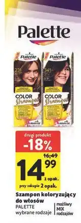 Intermarche Szampon do koloryzacji włosów 341 (3-0) Palette Color Shampoo oferta