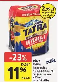 Intermarche Piwo Tatra Jasne Pełne oferta