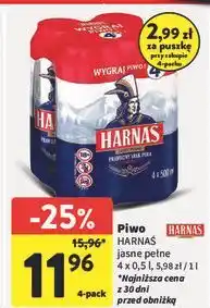 Intermarche Piwo Harnaś Jasne Pełne oferta