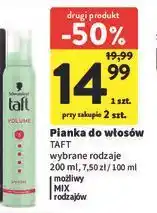 Intermarche Pianka do włosów ultra strong Taft Volume oferta