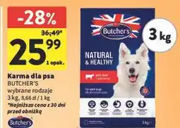 Intermarche Karma dla psa z wołowiną Butcher's Natural & Healthy oferta