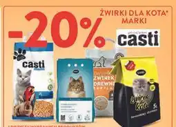 Intermarche Żwirek dla kota drewniany Casti oferta