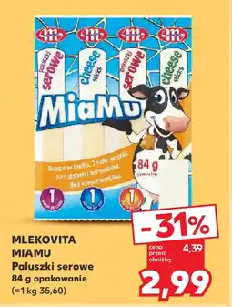 Kaufland Mlekovita MiaMu Paluszki serowe oferta