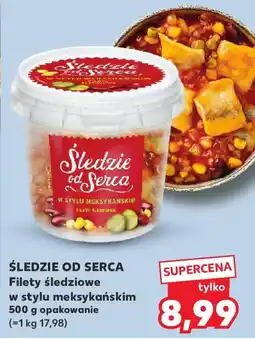 Kaufland Sledzie od Serca Filety śledziowe oferta