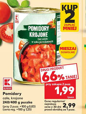 Kaufland Pomidory krojone oferta
