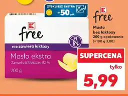 Kaufland Masło Free bez laktozy oferta