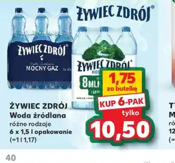 Kaufland Woda źródlana Zywiec Zdrój oferta