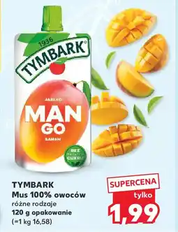 Kaufland Tymbark Mus 100% owoców oferta