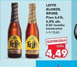 Kaufland Piwo Leffe Blonde, Brune oferta