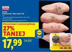 Lidl Rzeźnik Polski kurczak – filety z piersi, XXL oferta