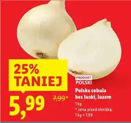 Lidl Polska cebula bez łuski, luzem oferta