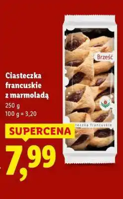 Lidl Ciasteczka francuskie z marmoladą oferta