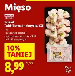 Lidl Rzeźnik Polski kurczak – skrzydła, XXL oferta