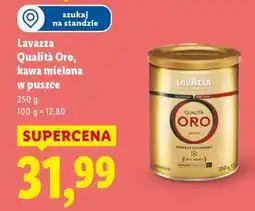 Lidl Lavazza Qualità Oro, kawa mielona w puszce oferta