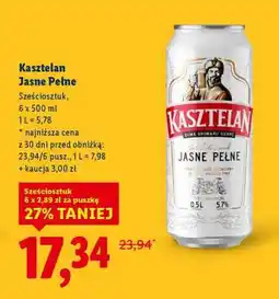 Lidl Kasztelan Jasne Pełne oferta