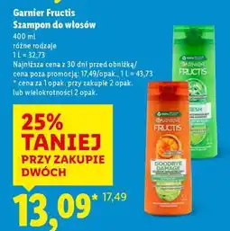 Lidl GARNIER FRUCTIS Szampon do włosów oferta