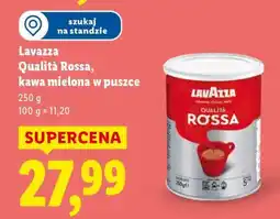Lidl Lavazza Qualità Rossa, kawa mielona w puszce oferta