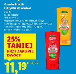 Lidl GARNIER FRUCTIS Odżywka do włosów oferta